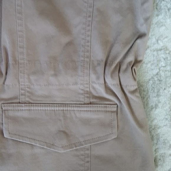 NEW Talbots Hidden Zipper Blazer Jacket M Tan Brown - Picture 13 of 16